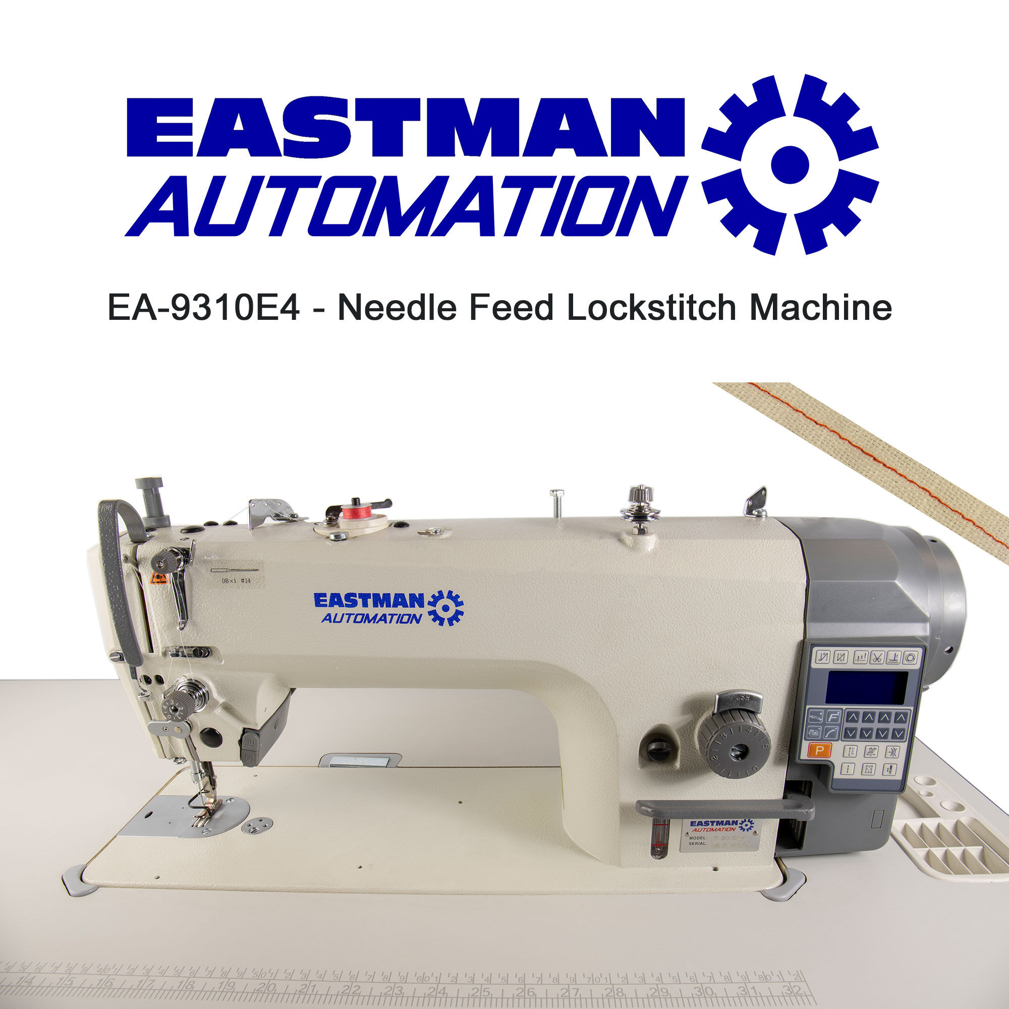 EA9310E4 Needle Feed Lockstitch Machine Eastman Cutting Machines Ltd