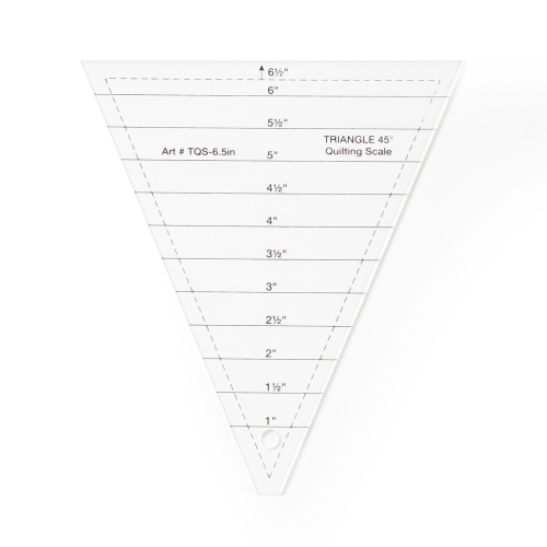 45° Quilting Scale Triangle Template